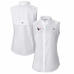 NFL Houston Texans Women's PFG Tamiami Omni-Shade Sleeveless Button-Up Shirt