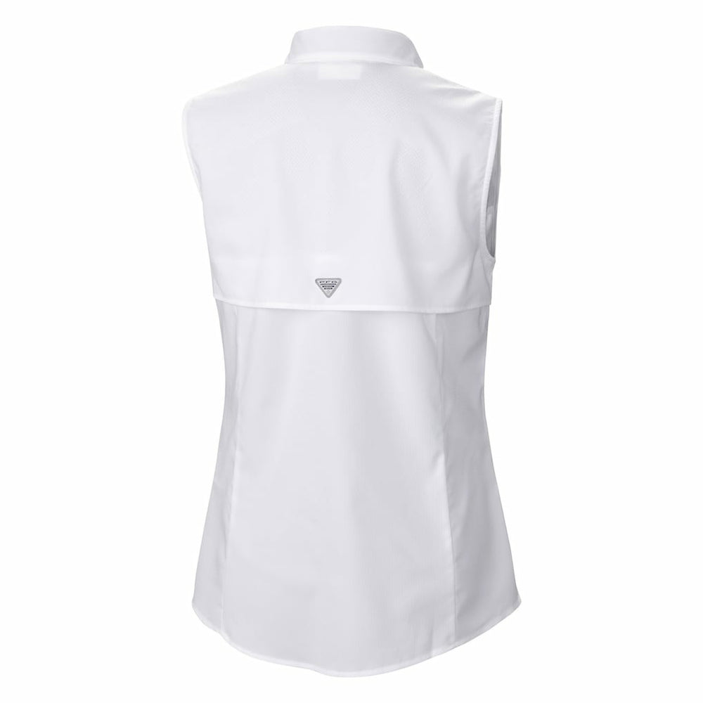 NFL Miami Dolphins Women's PFG Tamiami Omni-Shade Sleeveless Button-Up Shirt