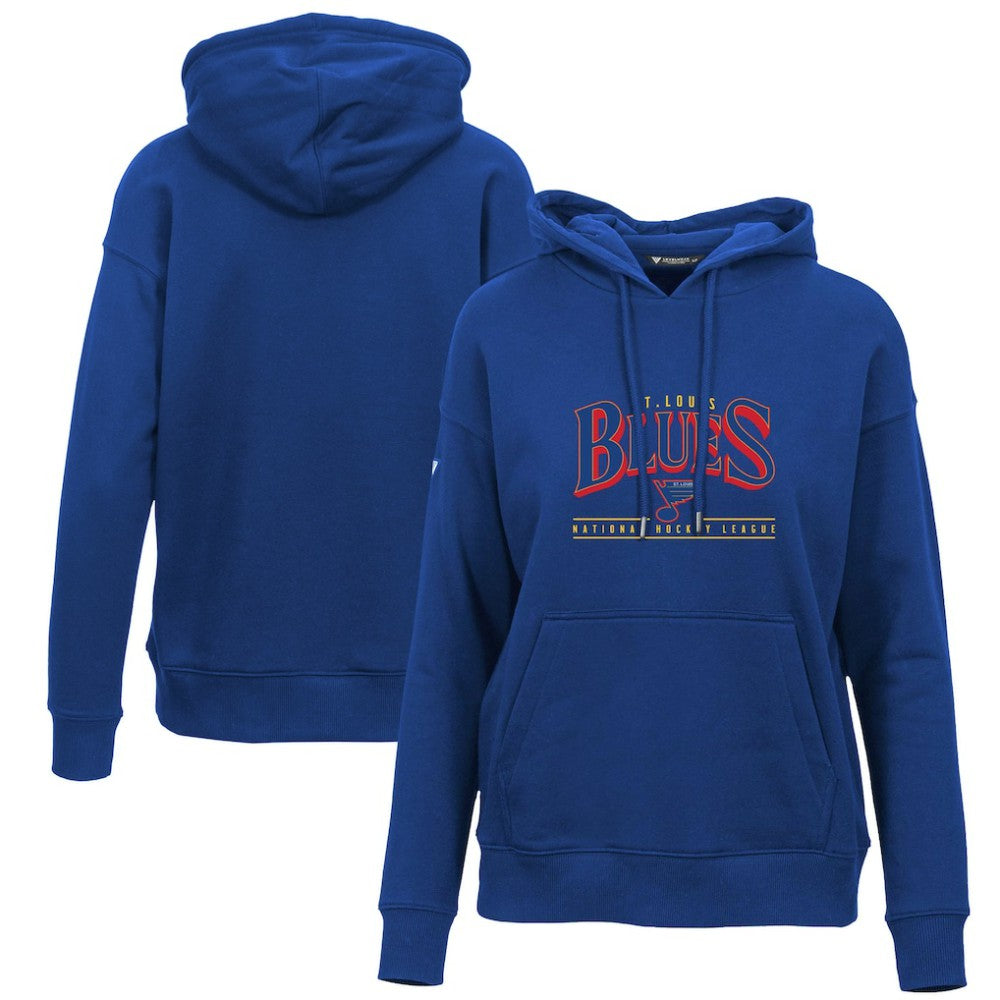 St. Louis Blues Levelwear Women's Retro Adorn Spellout Pullover Hoodie