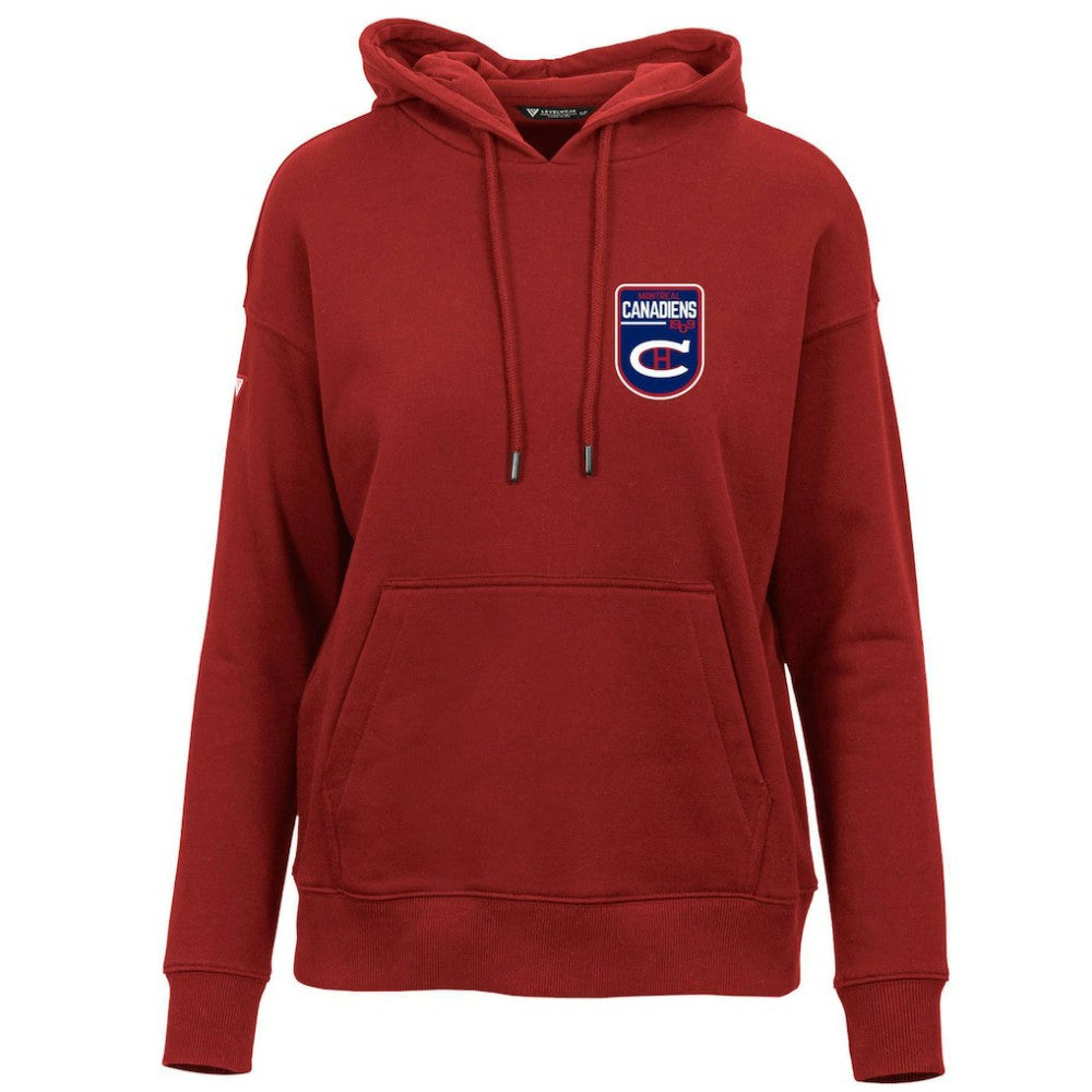 Montreal Canadiens Levelwear Women's Retro Adorn Pullover Hoodie