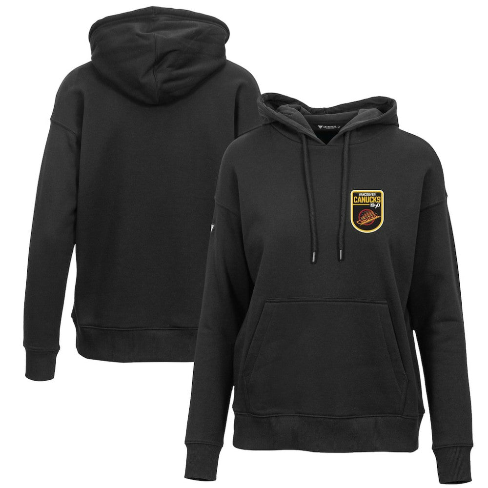 Vancouver Canucks Levelwear Women's Retro Adorn Pullover Hoodie