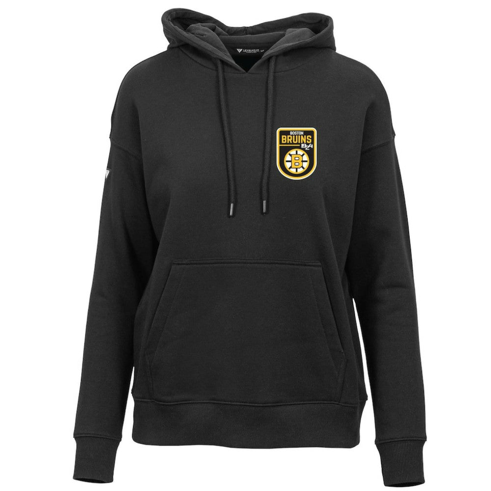 Boston Bruins Levelwear Women's Retro Adorn Pullover Hoodie