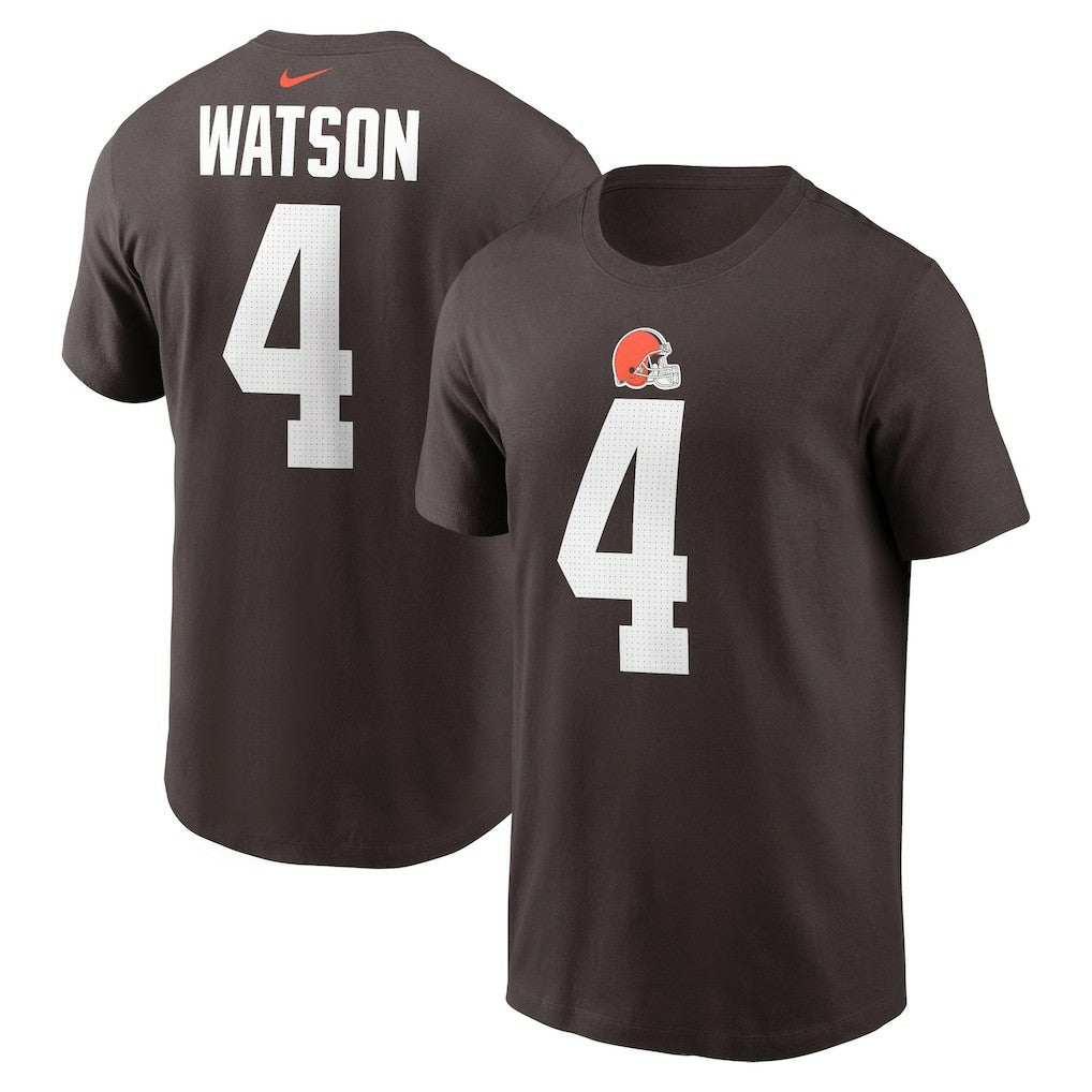 NFL Cleveland Browns Deshaun Watson  Player Name & Number T-Shirt