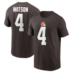 NFL Cleveland Browns Deshaun Watson  Player Name & Number T-Shirt