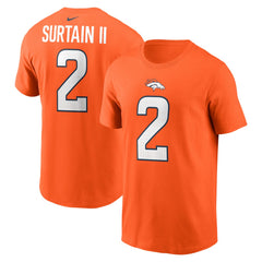 NFL Denver Broncos Patrick Surtain II  Name & Number T-Shirt