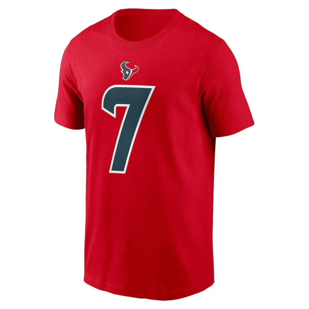 NFL Houston Texans C.J. Stroud  Player Name & Number T-Shirt