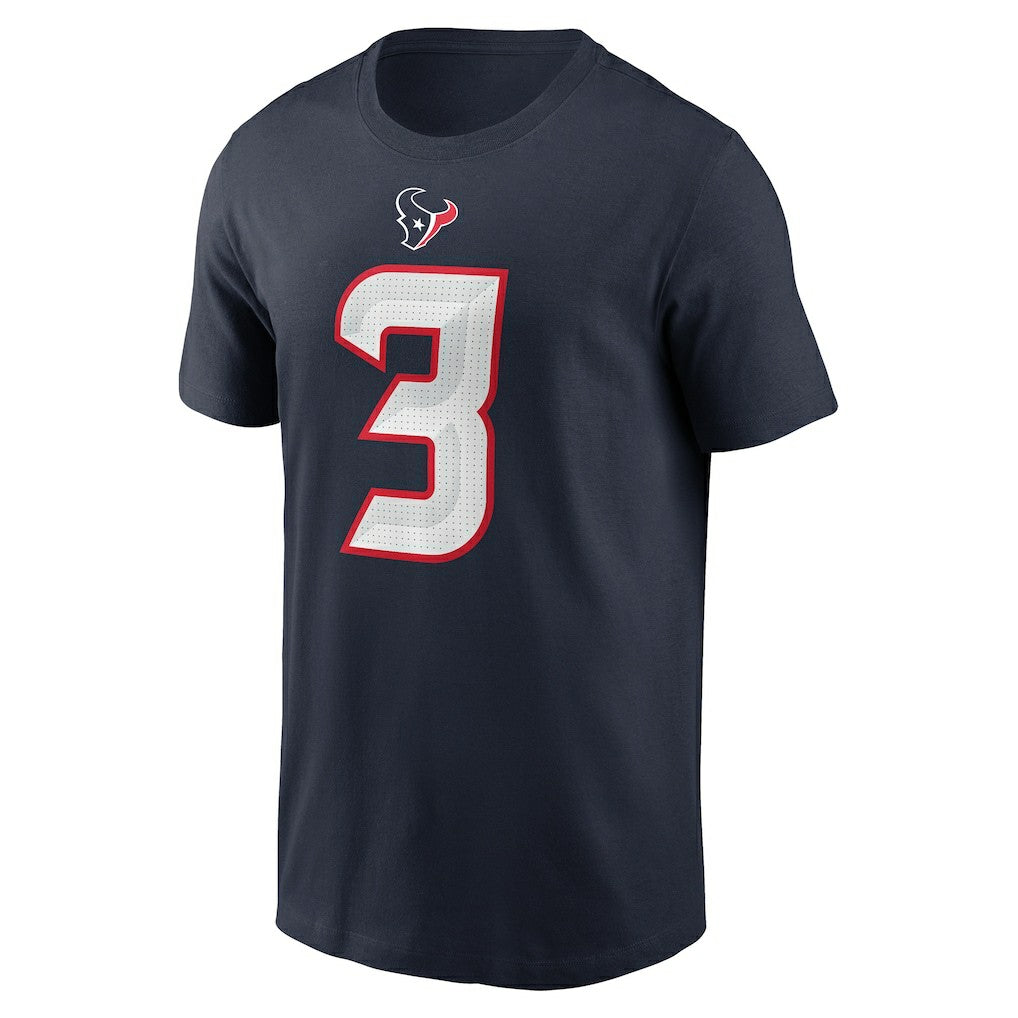 NFL Houston Texans Tank Dell  Player Name & Number T-Shirt