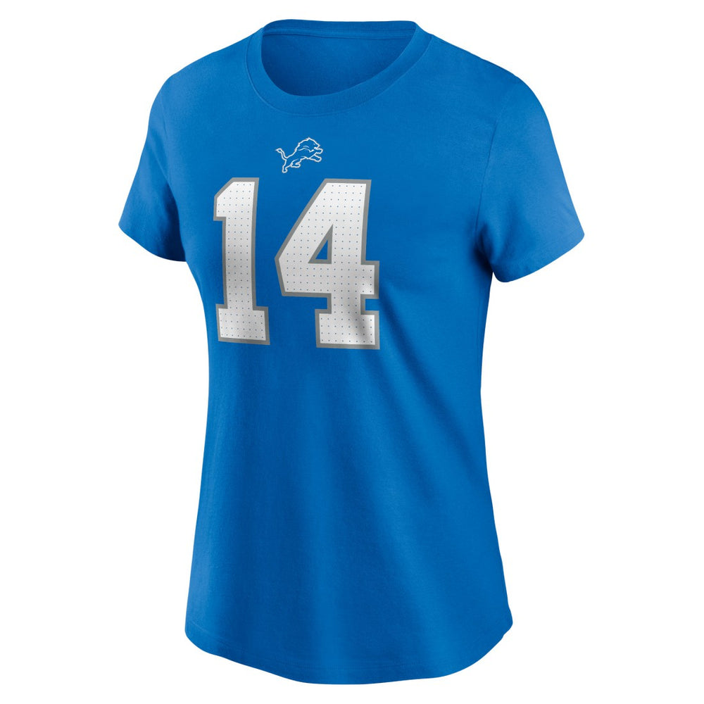 NFL Detroit Lions Amon-Ra St. Brown  Women's Player Name & Number T-Shirt