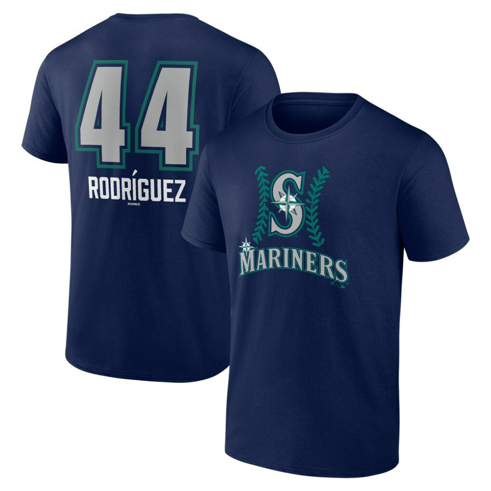Julio Rodríguez Seattle Mariners Name & Number Fastball T-Shirt - Navy