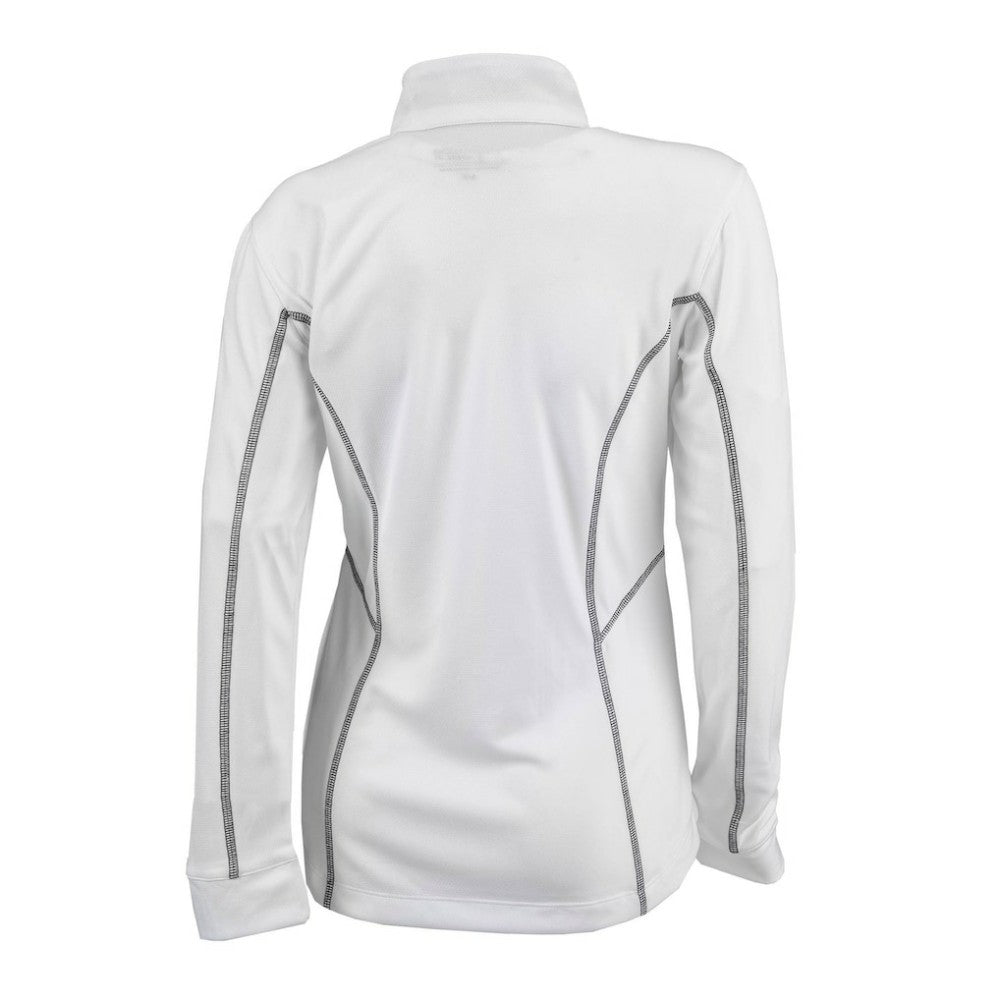 Baltimore Orioles Women's Omni-Wick Shotgun Quarter-Zip Pullover Top - White | Columbia