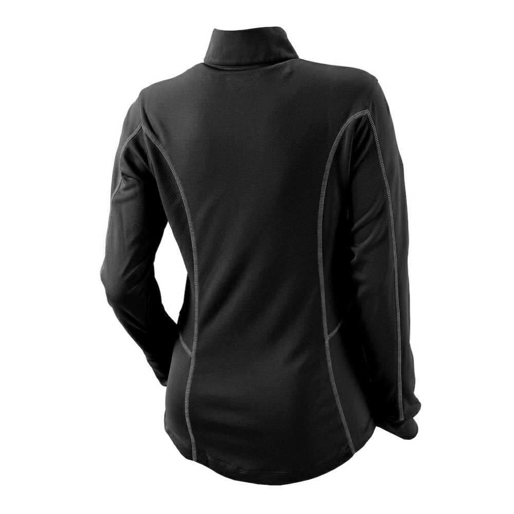 Pittsburgh Pirates Women's Omni-Wick Shotgun Quarter-Zip Pullover Top - Black | Columbia
