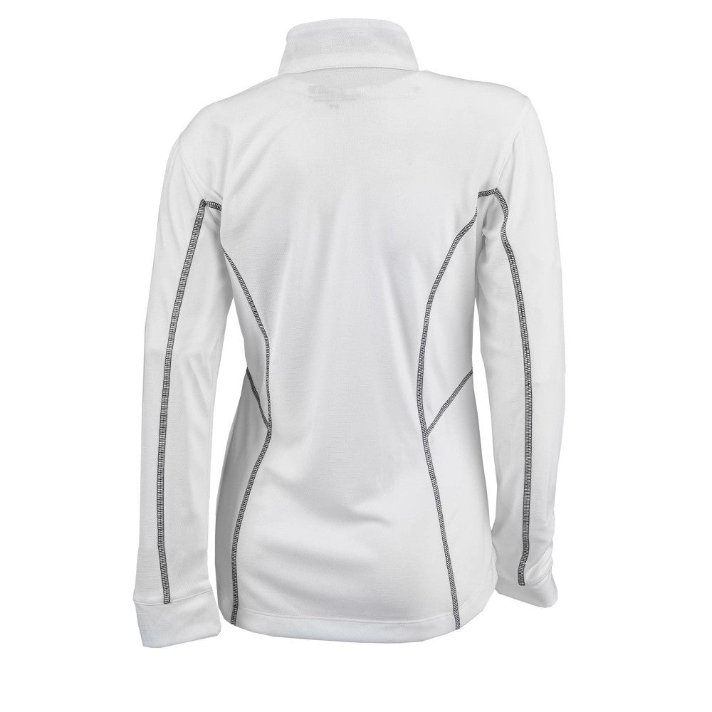 Miami Marlins Women's Omni-Wick Shotgun Quarter-Zip Pullover Top - White | Columbia
