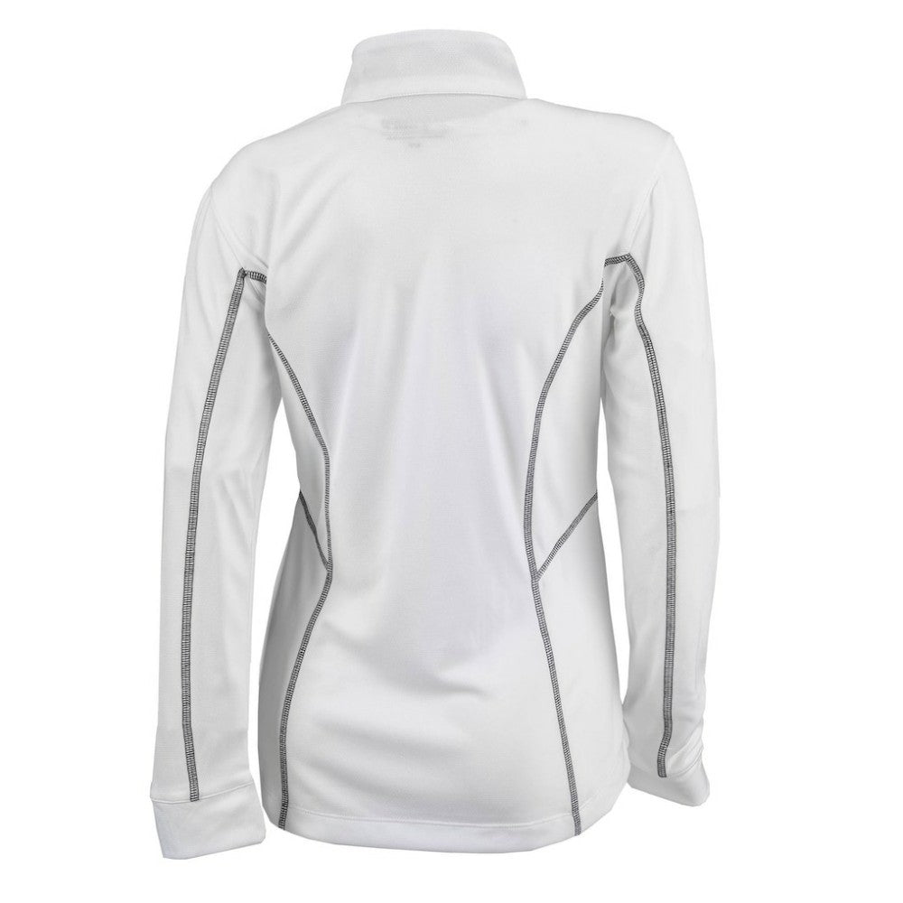Toronto Blue Jays Women's Omni-Wick Shotgun Quarter-Zip Pullover Top - White | Columbia