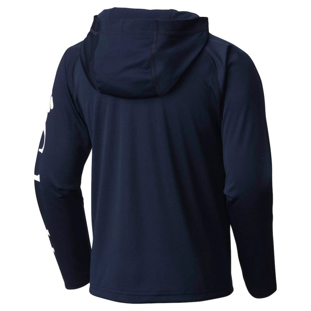 Houston Astros Youth Terminal Tackle Long Sleeve Hoodie T-Shirt - Navy | Columbia