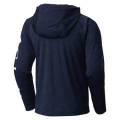 New York Yankees Youth Terminal Tackle Long Sleeve Hoodie T-Shirt - Navy | Columbia