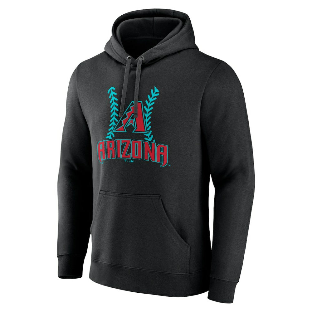 Ketel Marte Arizona Diamondbacks Name & Number Fastball Pullover Hoodie - Black