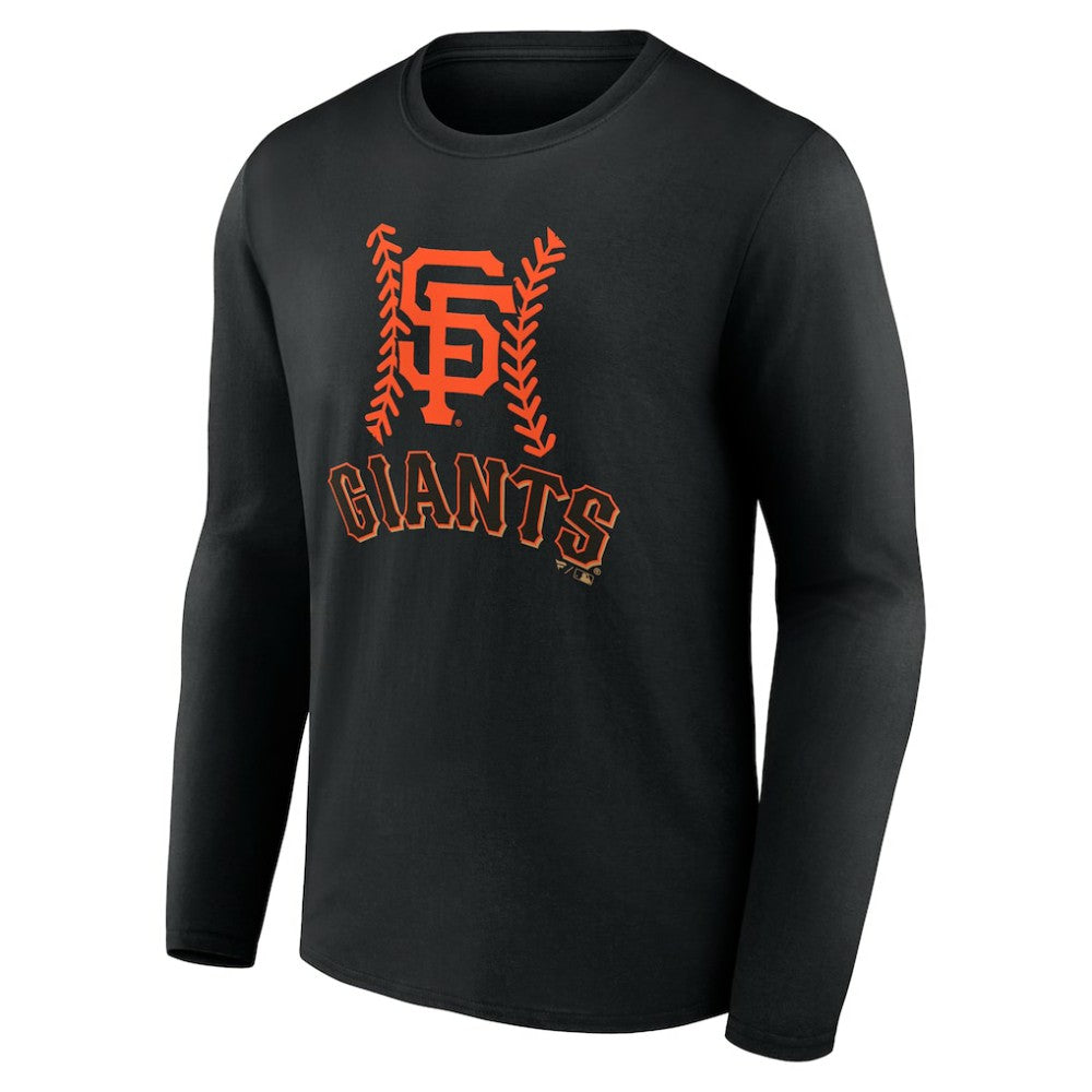 Logan Webb San Francisco Giants Name & Number Fastball Long Sleeve T-Shirt - Black