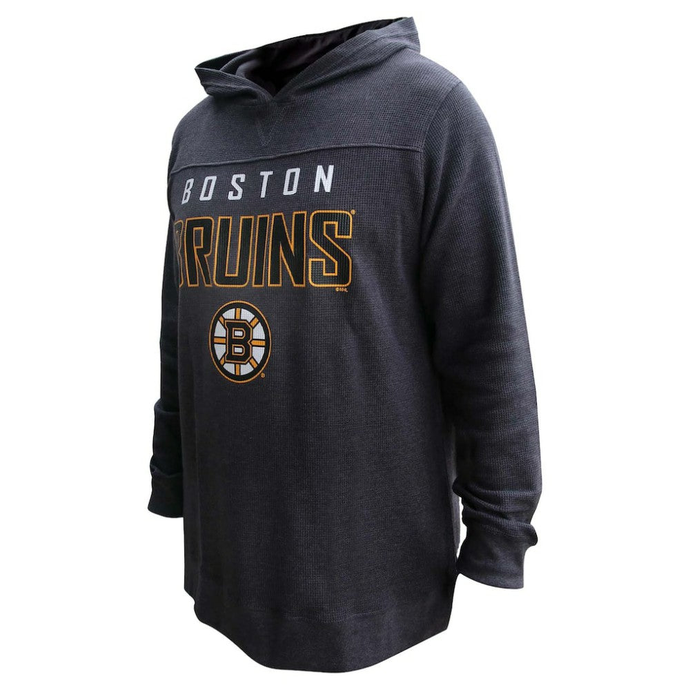 David Pastrnak Boston Bruins Profile Women's Plus Size Name & Number Thermal Pullover Hoodie