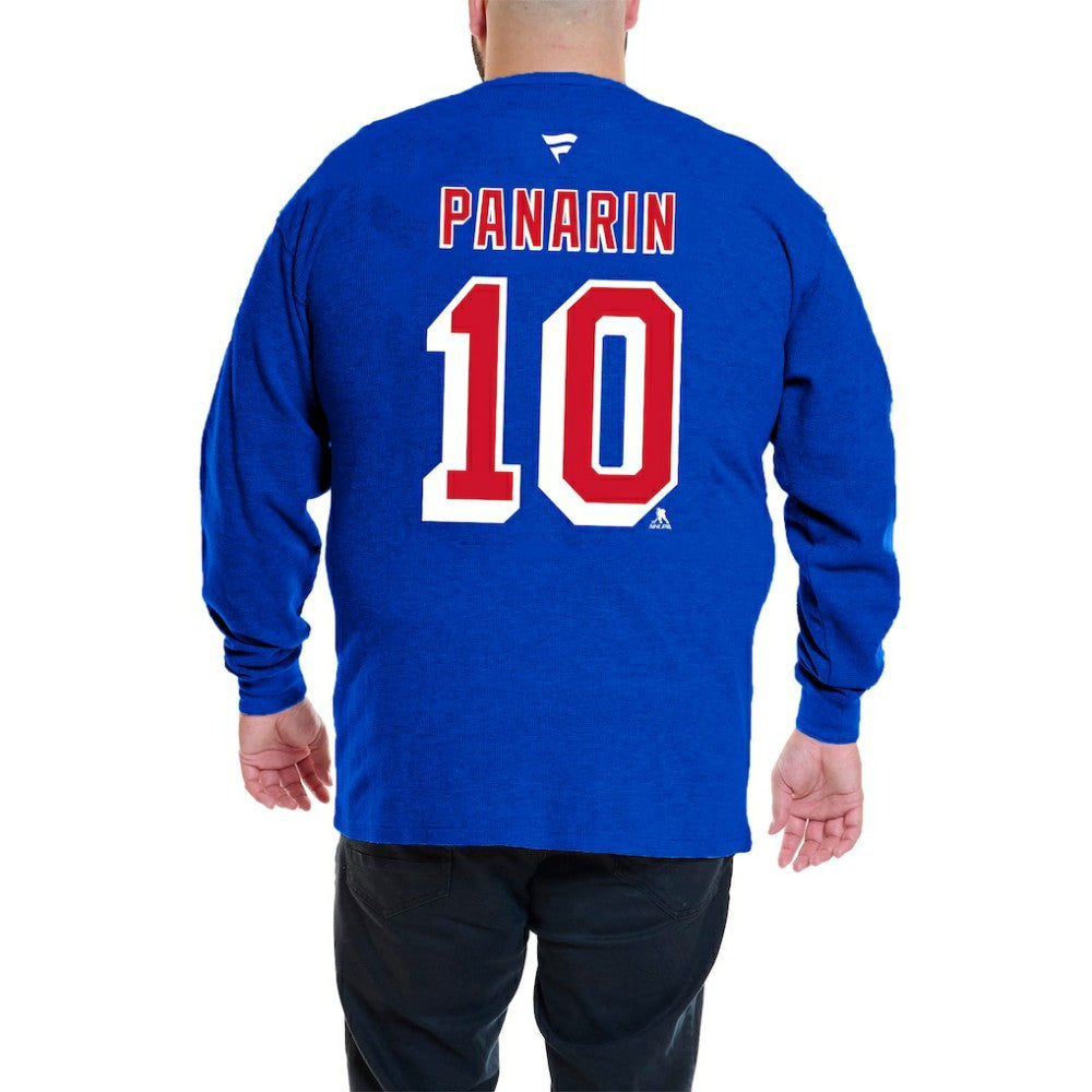 Artemi Panarin New York Rangers Profile Big & Tall Name & Number Thermal Pullover Sweatshirt