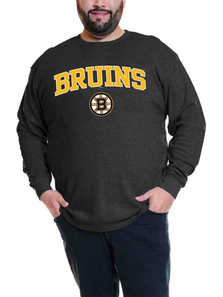 David Pastrnak Boston Bruins Profile Big & Tall Name & Number Thermal Pullover Sweatshirt