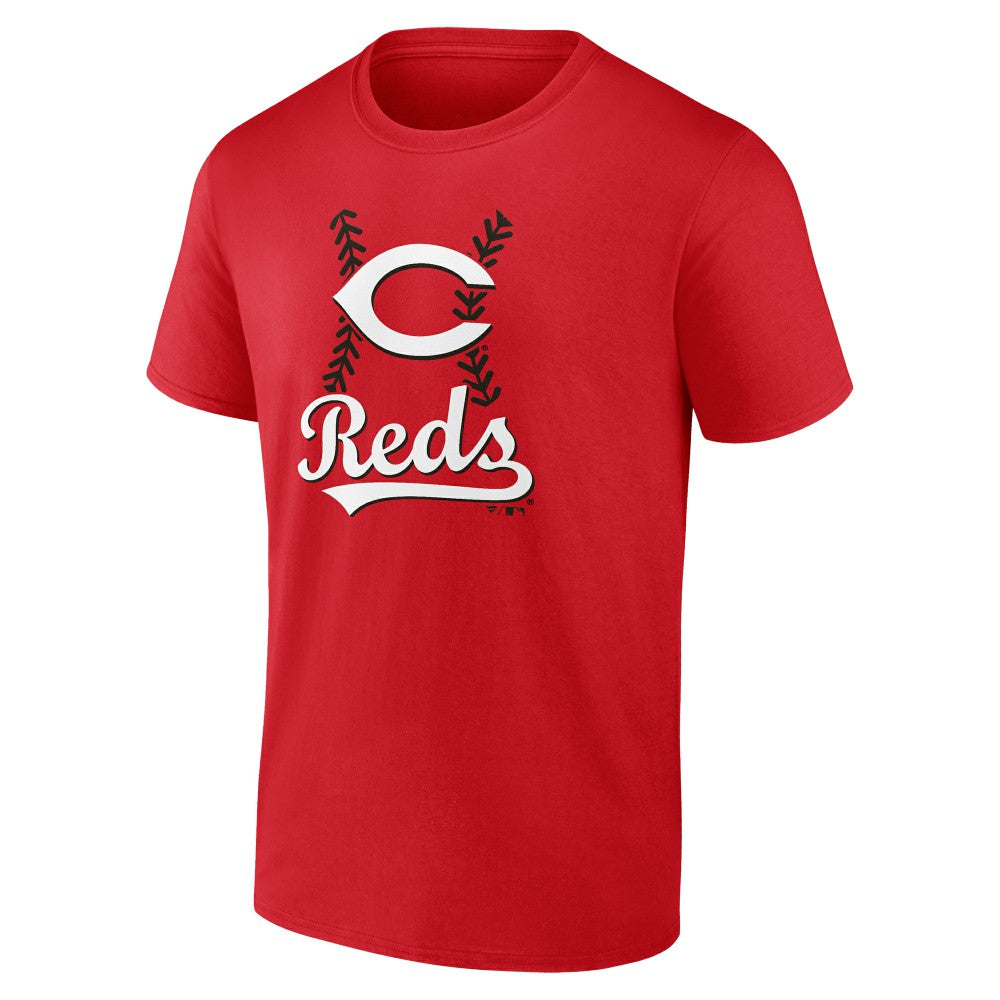 Spencer Steer Cincinnati Reds Name & Number Fastball T-Shirt - Red