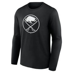 Buffalo Sabres Personalized Name & Number Monochrome Long Sleeve T-Shirt