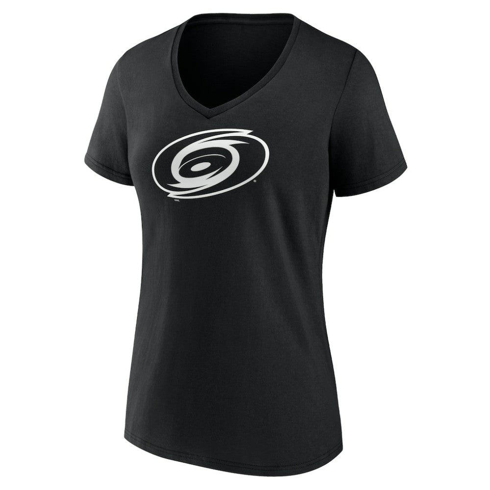 Carolina Hurricanes Women's Personalized Name & Number Monochrome V-Neck T-Shirt