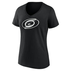 Carolina Hurricanes Women's Personalized Name & Number Monochrome V-Neck T-Shirt