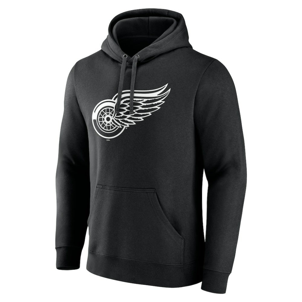 Detroit Red Wings Personalized Name & Number Monochrome Pullover Hoodie