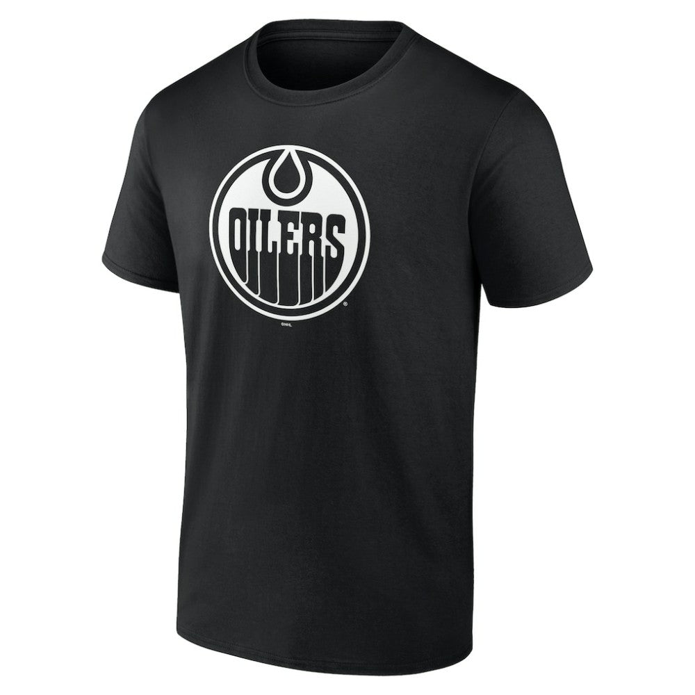Edmonton Oilers Personalized Name & Number Monochrome T-Shirt