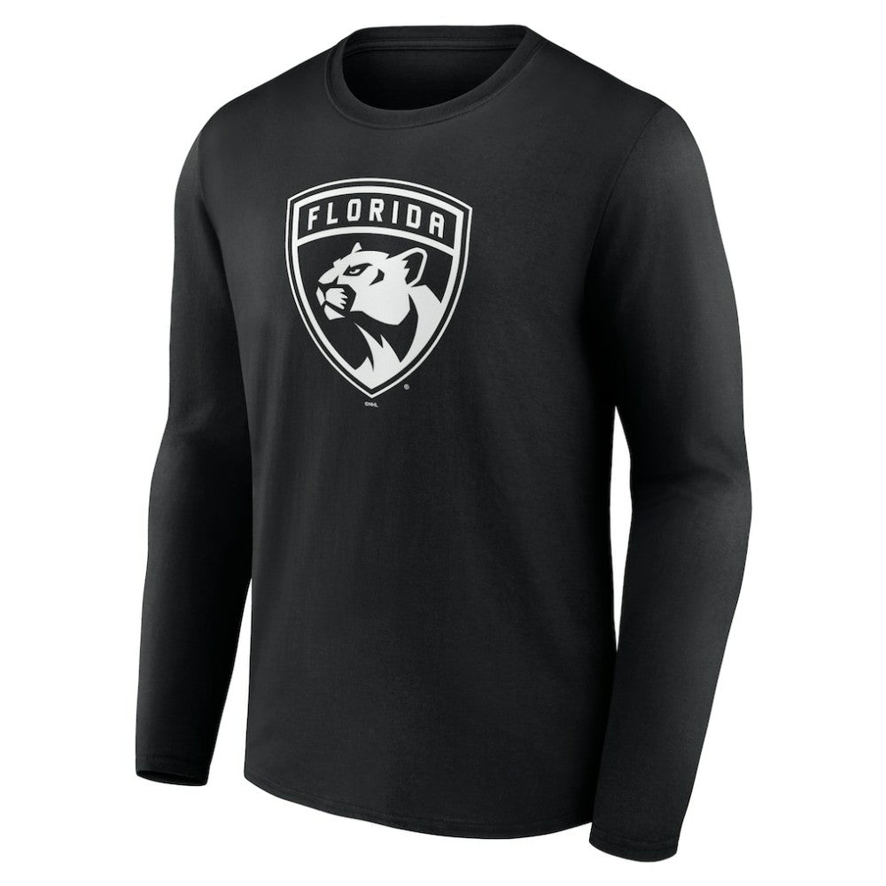 Florida Panthers Personalized Name & Number Monochrome Long Sleeve T-Shirt