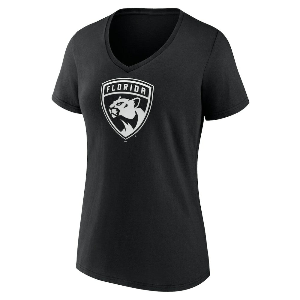 Florida Panthers Women's Personalized Name & Number Monochrome V-Neck T-Shirt