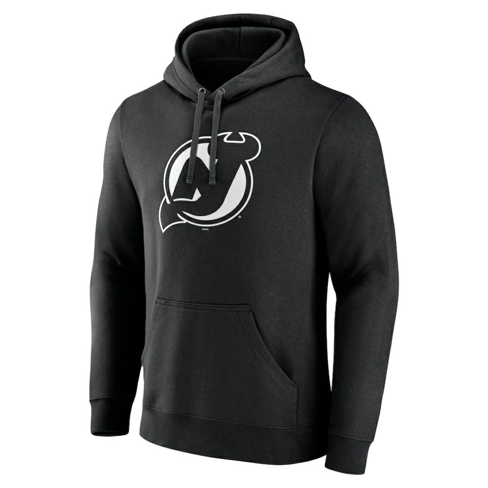 New Jersey Devils Personalized Name & Number Monochrome Pullover Hoodie