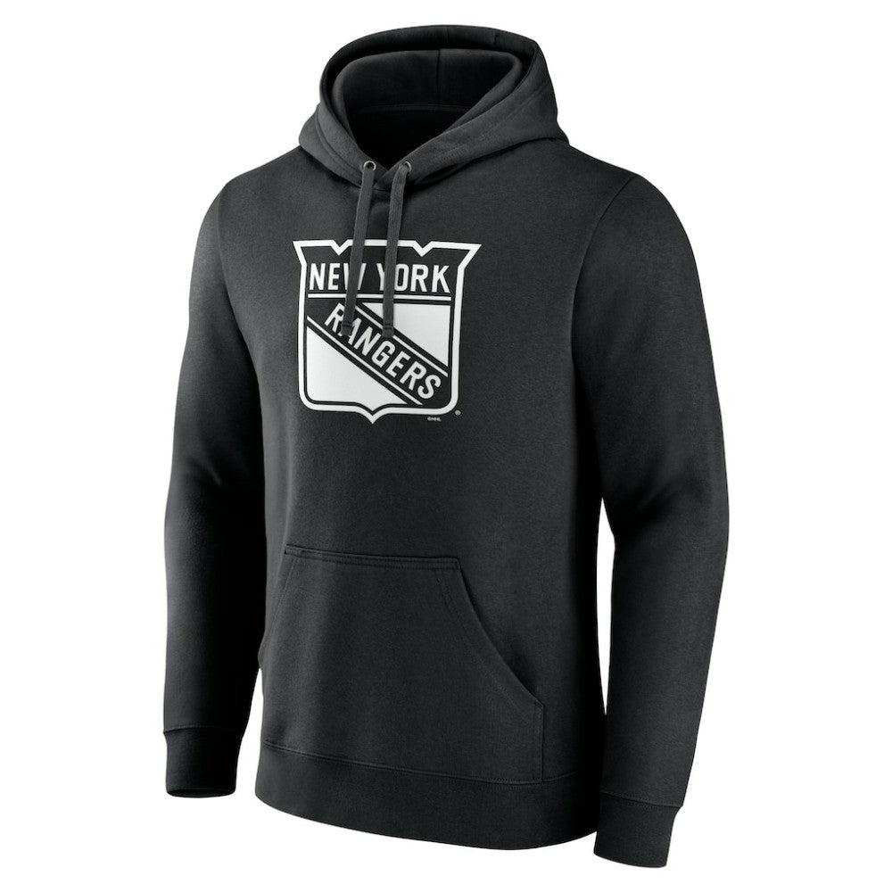 New York Rangers Personalized Name & Number Monochrome Pullover Hoodie