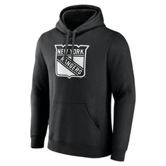 New York Rangers Personalized Name & Number Monochrome Pullover Hoodie