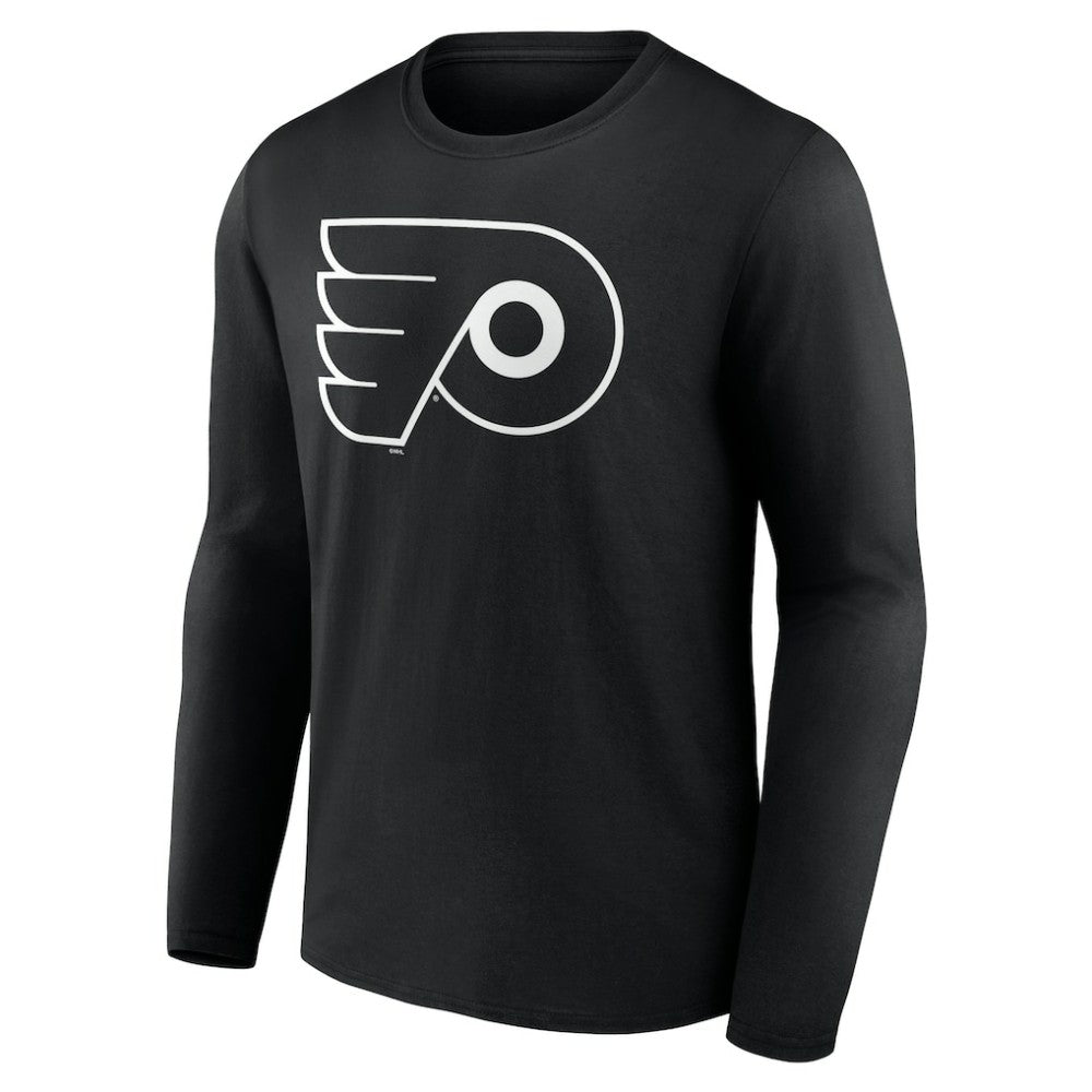 Philadelphia Flyers Personalized Name & Number Monochrome Long Sleeve T-Shirt