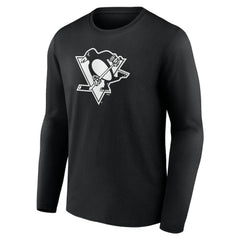 Pittsburgh Penguins Personalized Name & Number Monochrome Long Sleeve T-Shirt