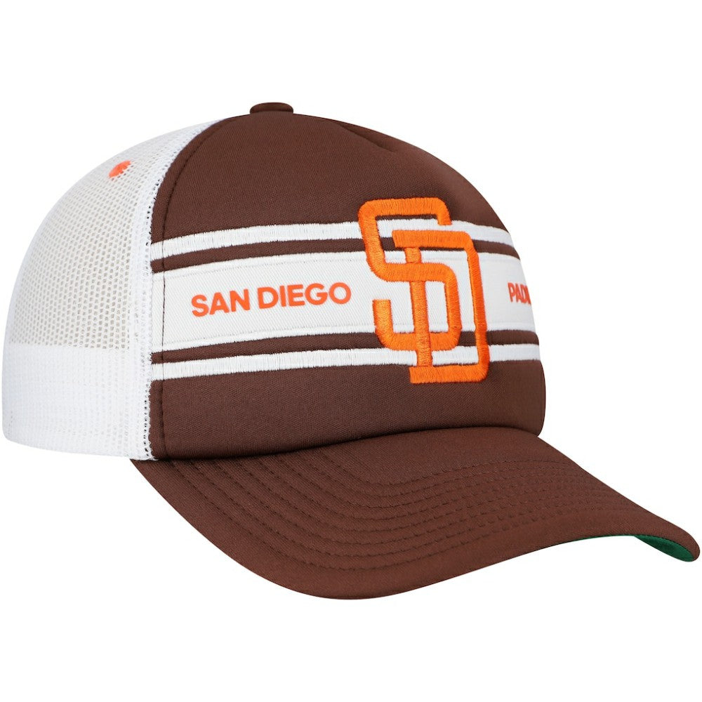 San Diego Padres Sideline Trucker Adjustable Hat - Brown