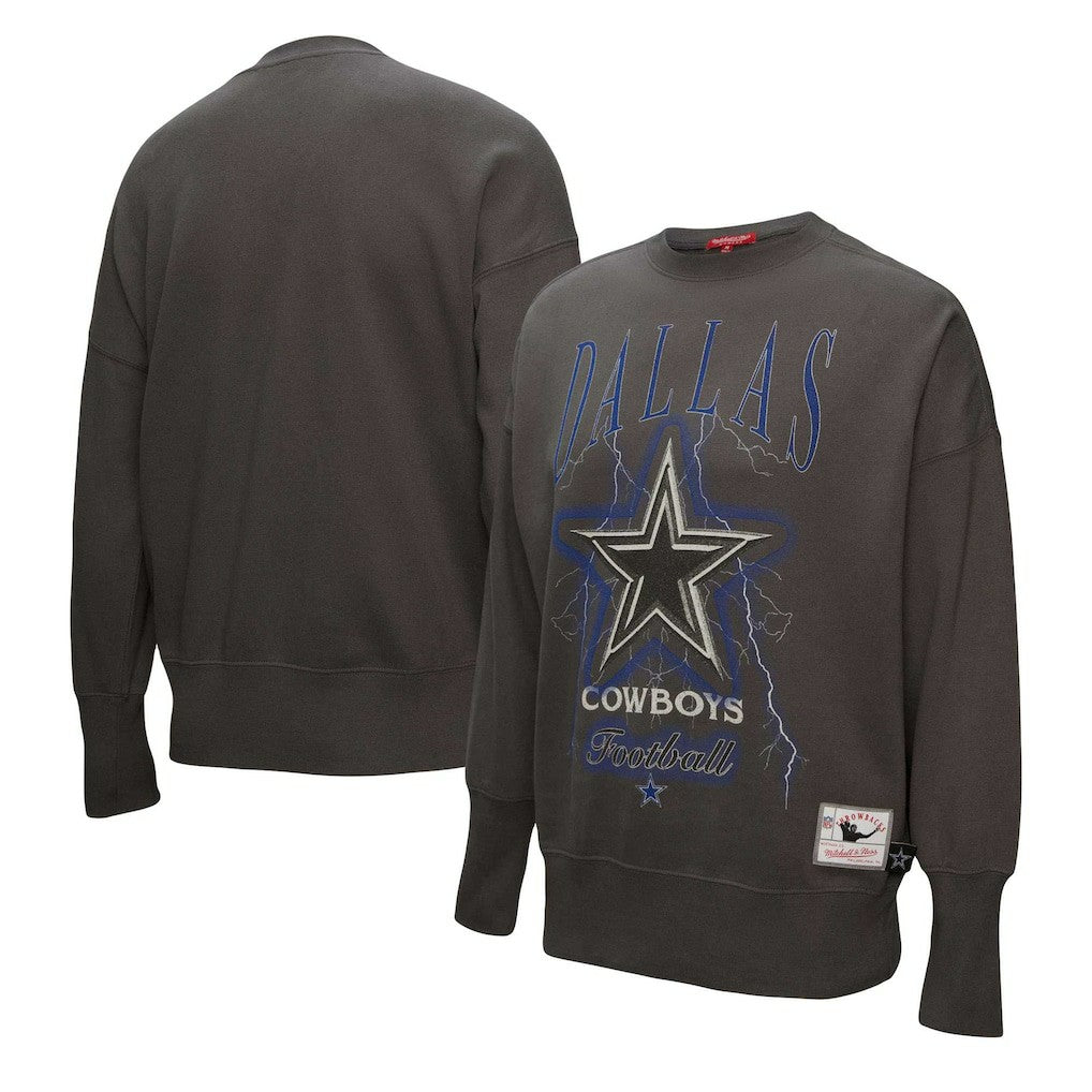 NFL Dallas Cowboys Women's Distressed Logo 4.0 Pullover Sweatshirt