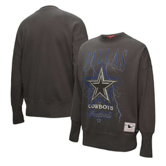 NFL Dallas Cowboys Women's Distressed Logo 4.0 Pullover Sweatshirt