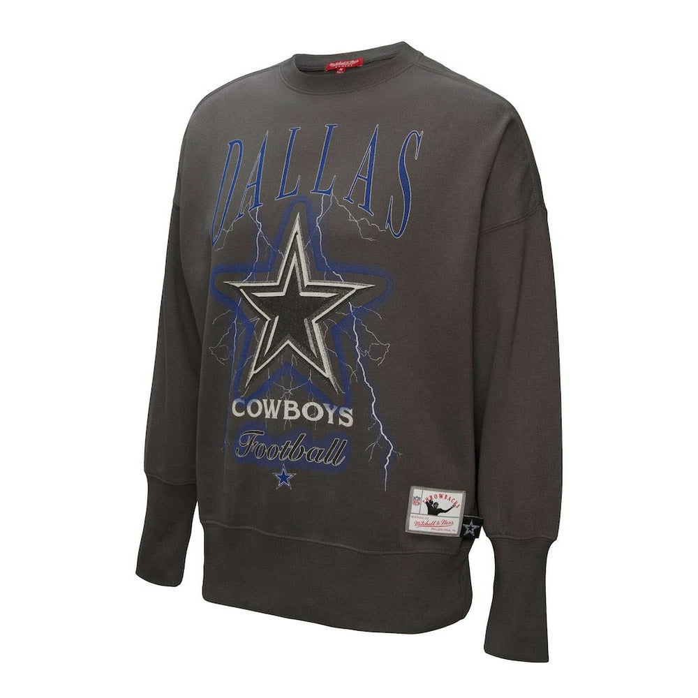 NFL Dallas Cowboys Women's Distressed Logo 4.0 Pullover Sweatshirt