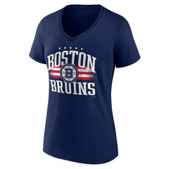 Boston Bruins Women's Americana Team V-Neck T-Shirt