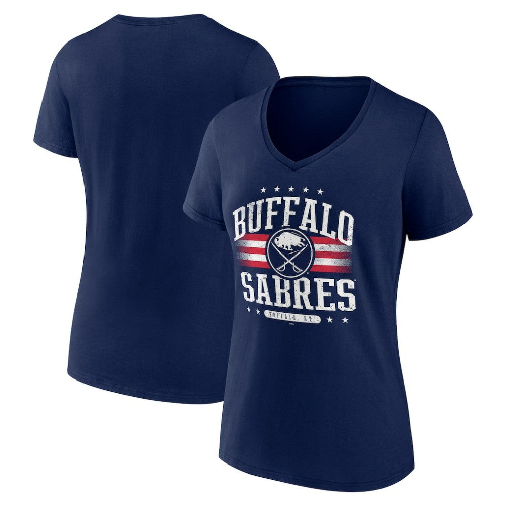 Buffalo Sabres Women's Americana Team V-Neck T-Shirt
