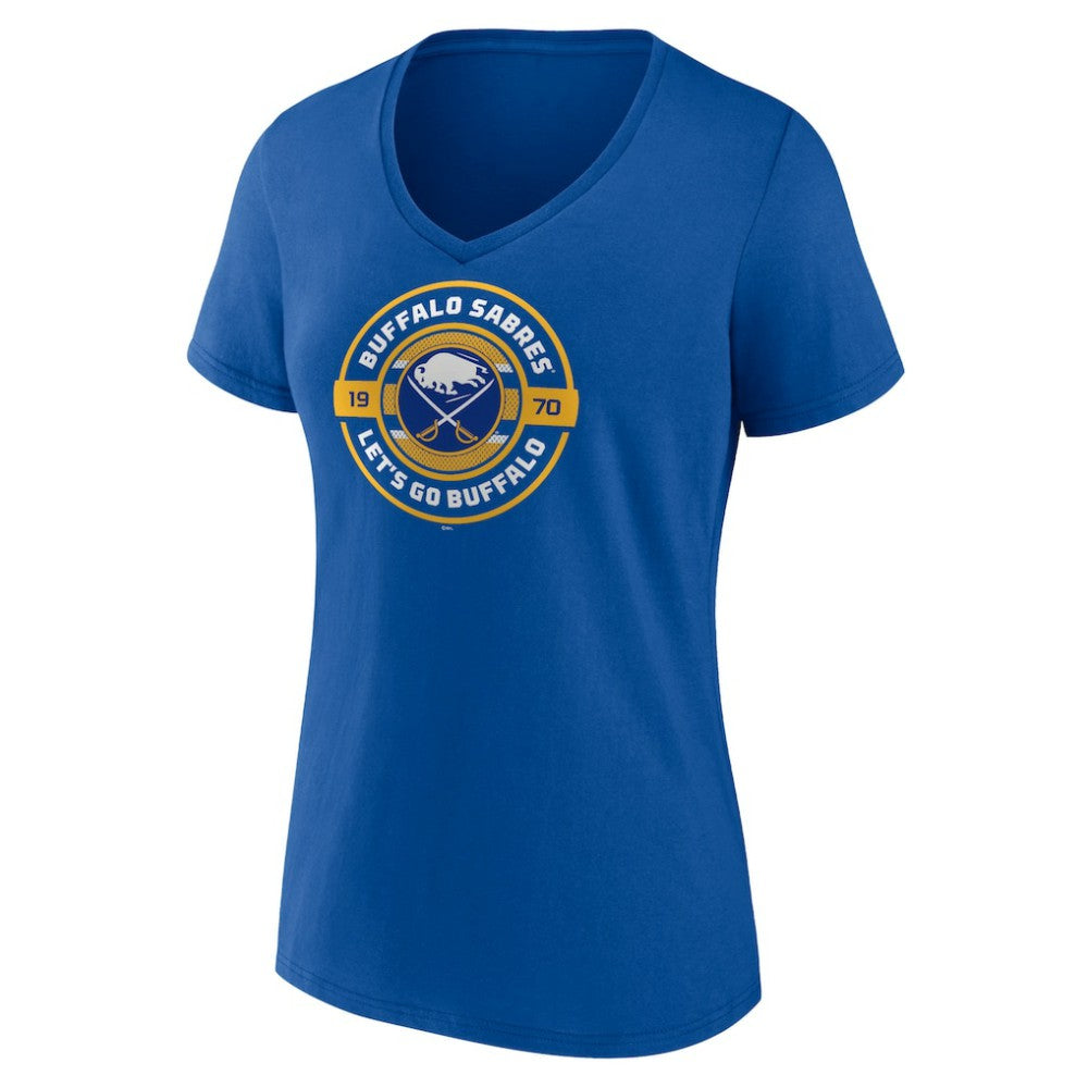 Buffalo Sabres Women's Native V-Neck T-Shirt