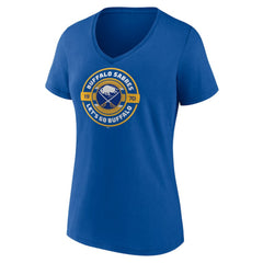 Buffalo Sabres Women's Native V-Neck T-Shirt