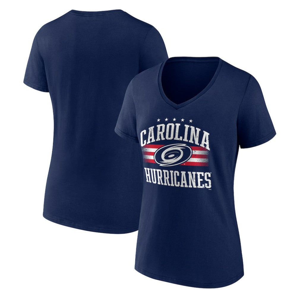 Carolina Hurricanes Women's Americana Team V-Neck T-Shirt