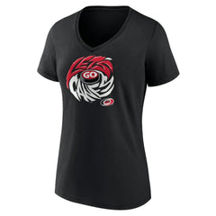 Carolina Hurricanes Women's Native V-Neck T-Shirt