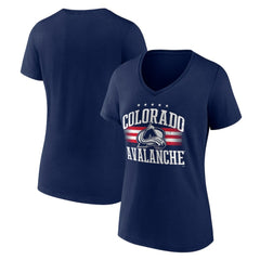 Colorado Avalanche Women's Americana Team V-Neck T-Shirt