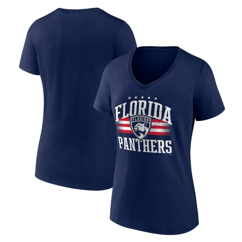 Florida Panthers Women's Americana Team V-Neck T-Shirt