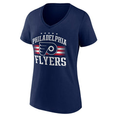 Philadelphia Flyers Women's Americana Team V-Neck T-Shirt